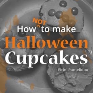 Eirini Pantelidou is demonstrating how to make Halloween cupcakes. Full Text: NOT How to make H ween Cupcakes - Eirini Pantelidou