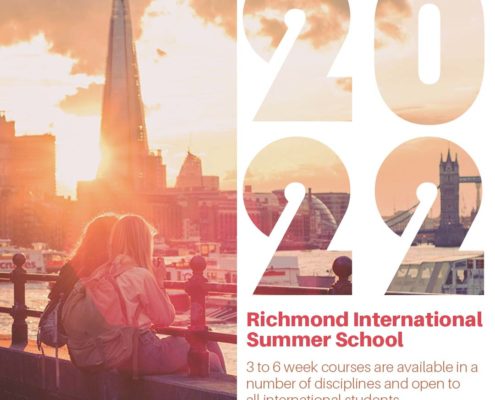 The Richmond International Summer School is offering 3 to 6 week courses in various disciplines to international students. Full Text: cnt Richmond International Summer School 3 to 6 week courses are available in a number of disciplines and open to all international students. richmond.ac.uk/richmond-international-summer-school/
